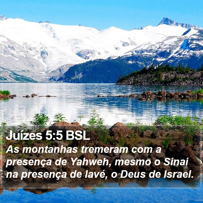 Juízes 5:5 BSL Bible Study