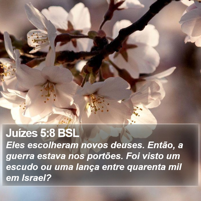 Juízes 5:8 BSL Bible Study