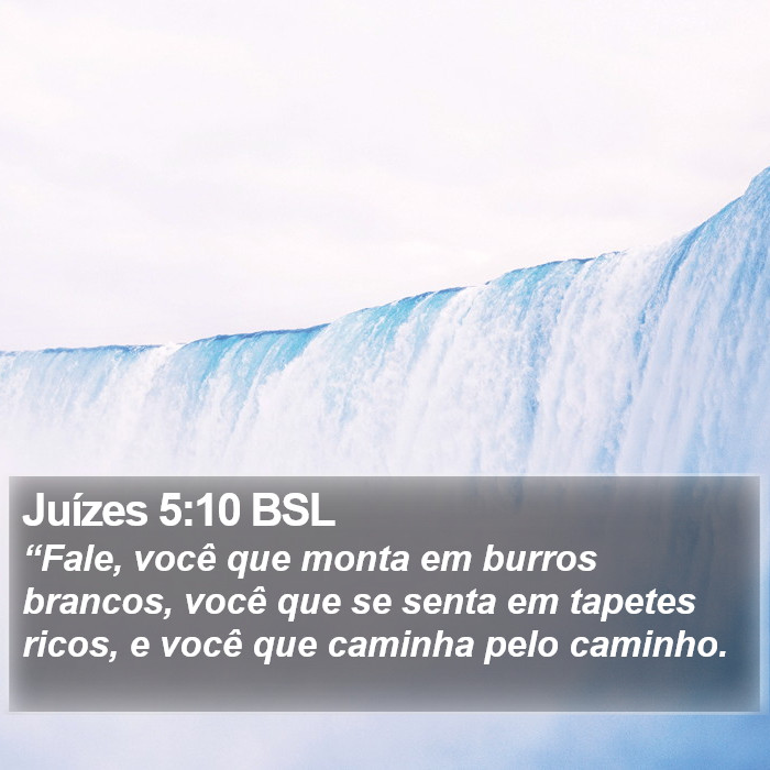 Juízes 5:10 BSL Bible Study