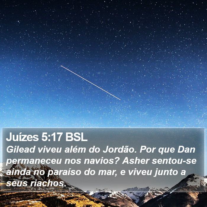 Juízes 5:17 BSL Bible Study