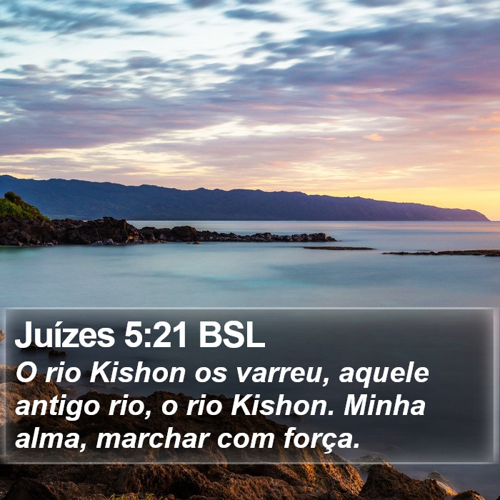 Juízes 5:21 BSL Bible Study