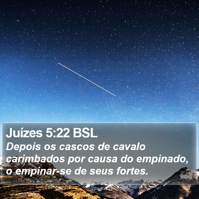 Juízes 5:22 BSL Bible Study