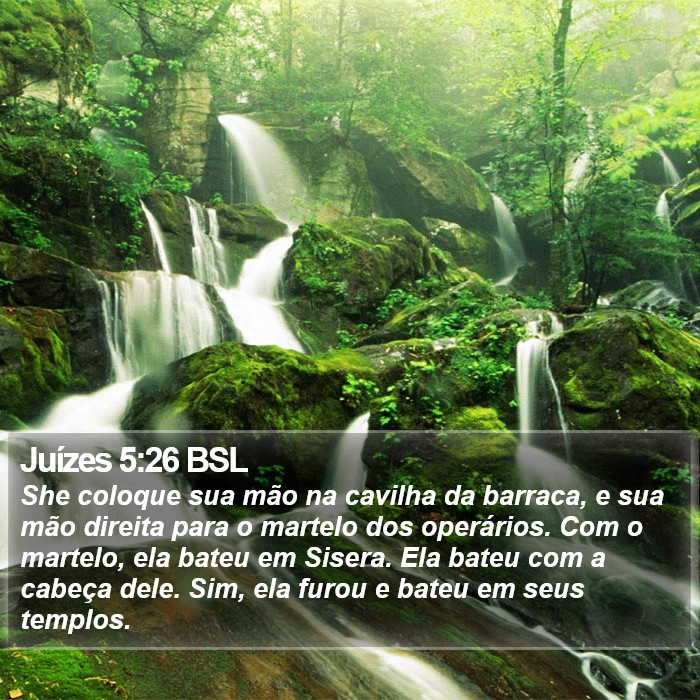 Juízes 5:26 BSL Bible Study