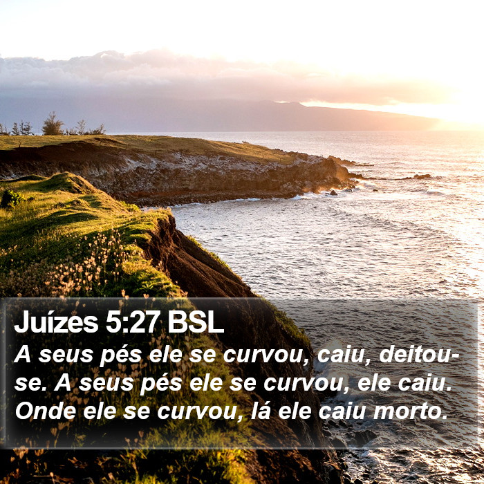 Juízes 5:27 BSL Bible Study