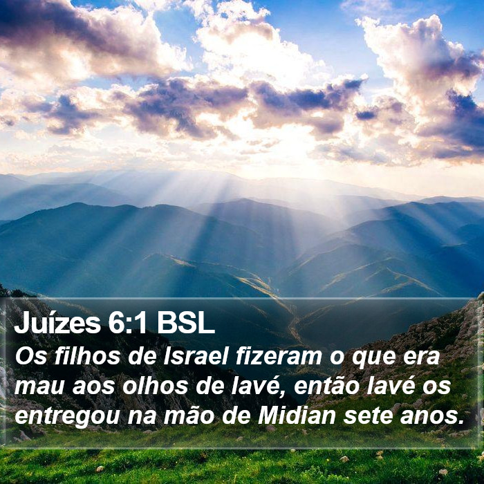 Juízes 6:1 BSL Bible Study