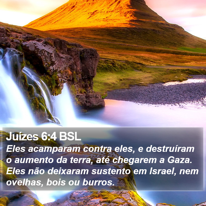 Juízes 6:4 BSL Bible Study