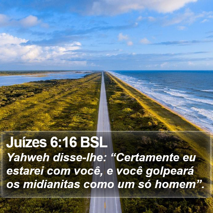 Juízes 6:16 BSL Bible Study