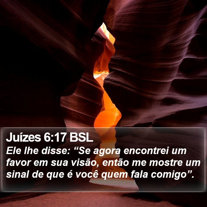 Juízes 6:17 BSL Bible Study