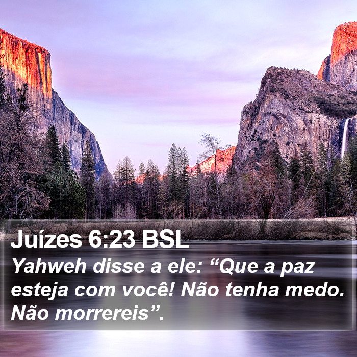 Juízes 6:23 BSL Bible Study