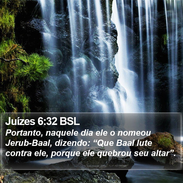 Juízes 6:32 BSL Bible Study