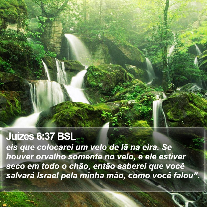 Juízes 6:37 BSL Bible Study