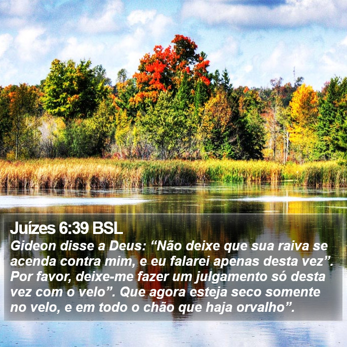 Juízes 6:39 BSL Bible Study