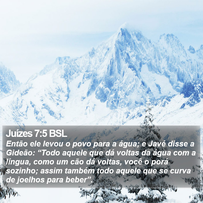 Juízes 7:5 BSL Bible Study