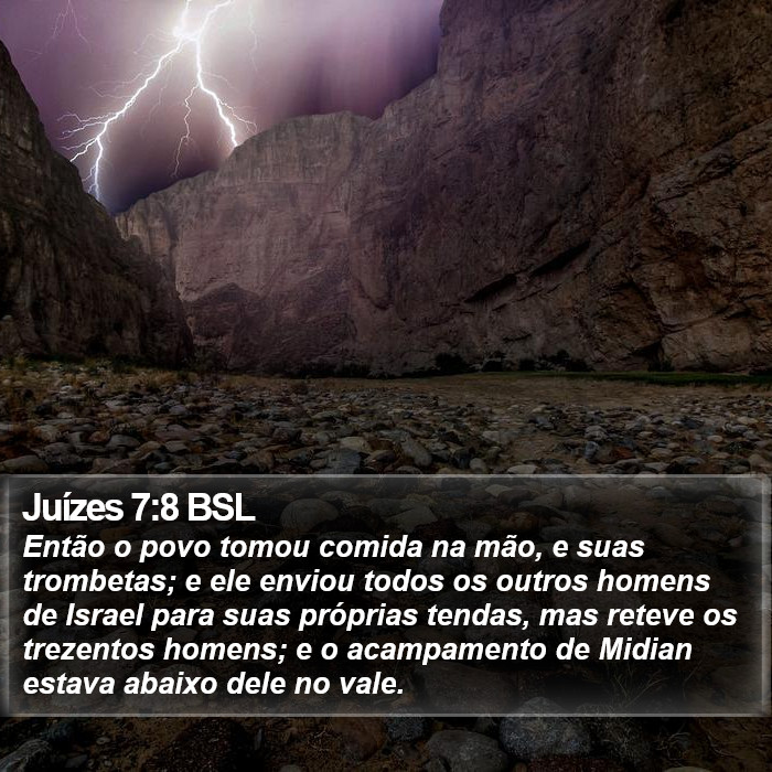 Juízes 7:8 BSL Bible Study