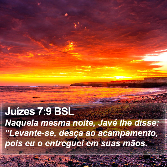 Juízes 7:9 BSL Bible Study