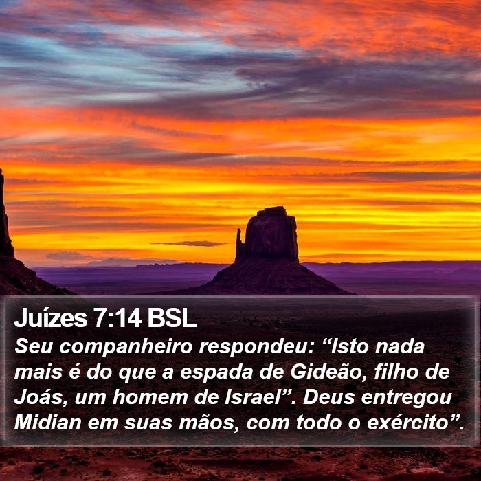 Juízes 7:14 BSL Bible Study