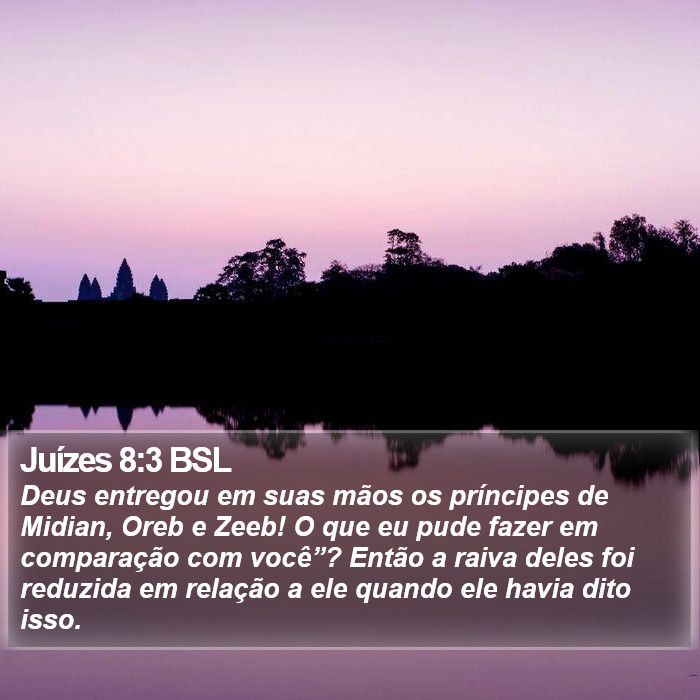 Juízes 8:3 BSL Bible Study