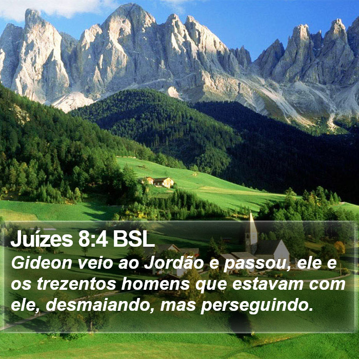 Juízes 8:4 BSL Bible Study