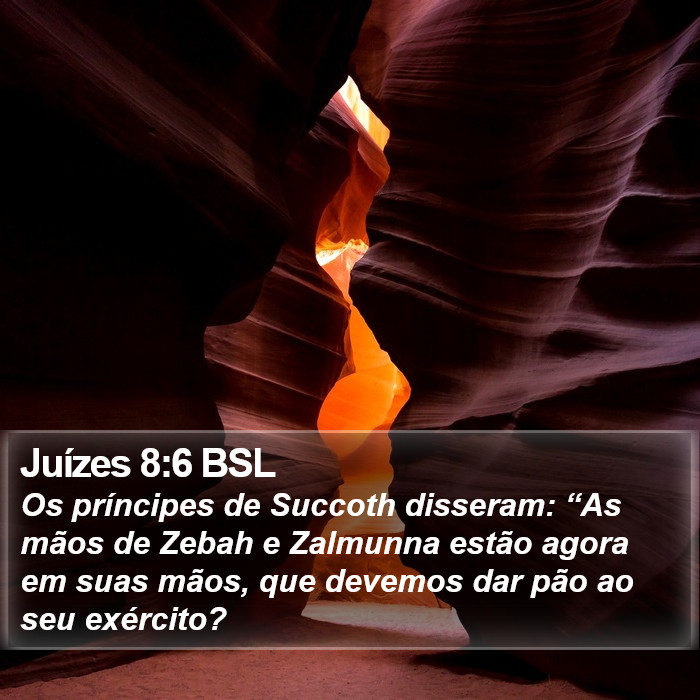 Juízes 8:6 BSL Bible Study