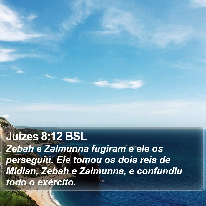 Juízes 8:12 BSL Bible Study