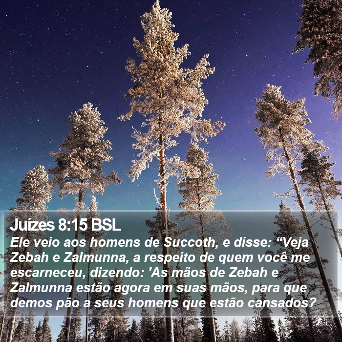 Juízes 8:15 BSL Bible Study