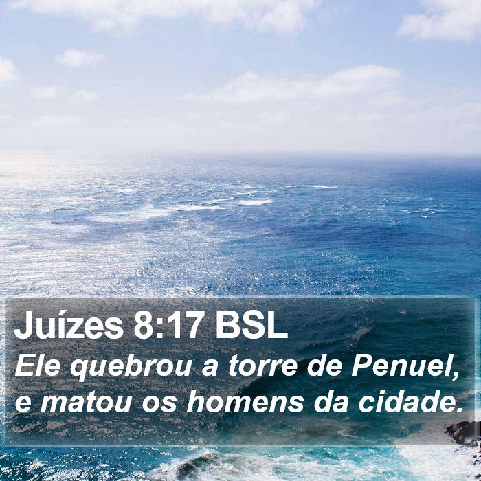 Juízes 8:17 BSL Bible Study