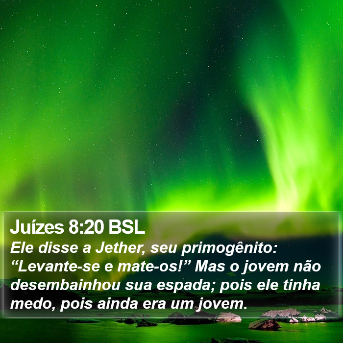 Juízes 8:20 BSL Bible Study