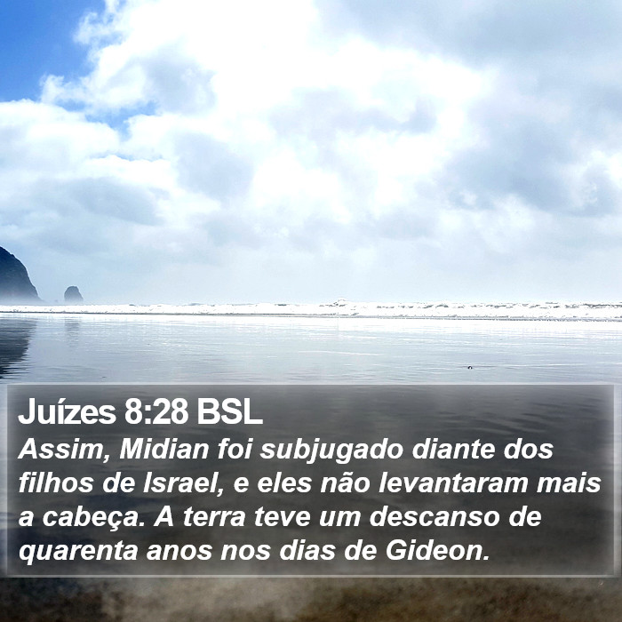 Juízes 8:28 BSL Bible Study