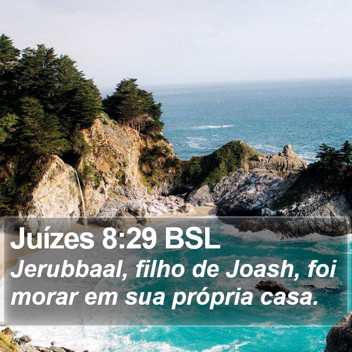 Juízes 8:29 BSL Bible Study