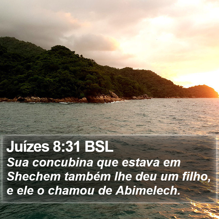 Juízes 8:31 BSL Bible Study