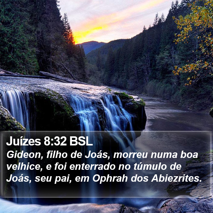 Juízes 8:32 BSL Bible Study