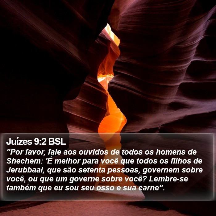 Juízes 9:2 BSL Bible Study