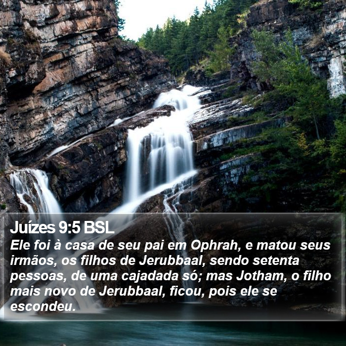 Juízes 9:5 BSL Bible Study