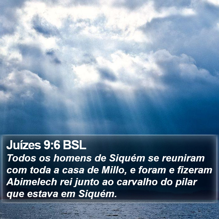 Juízes 9:6 BSL Bible Study