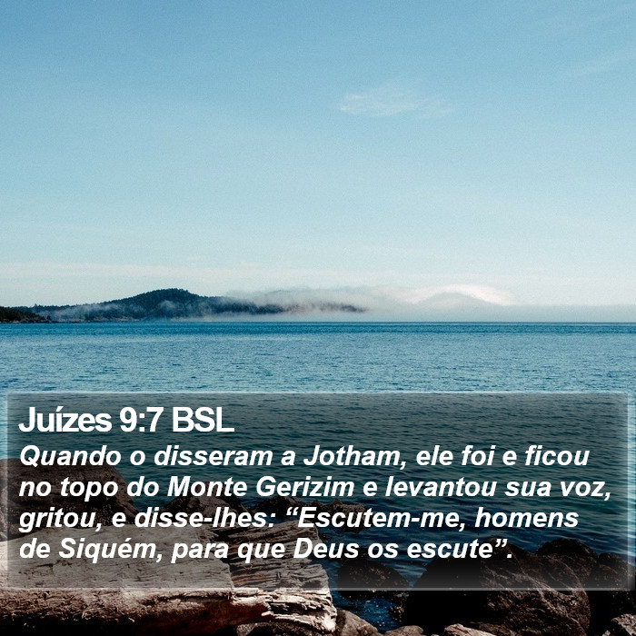 Juízes 9:7 BSL Bible Study