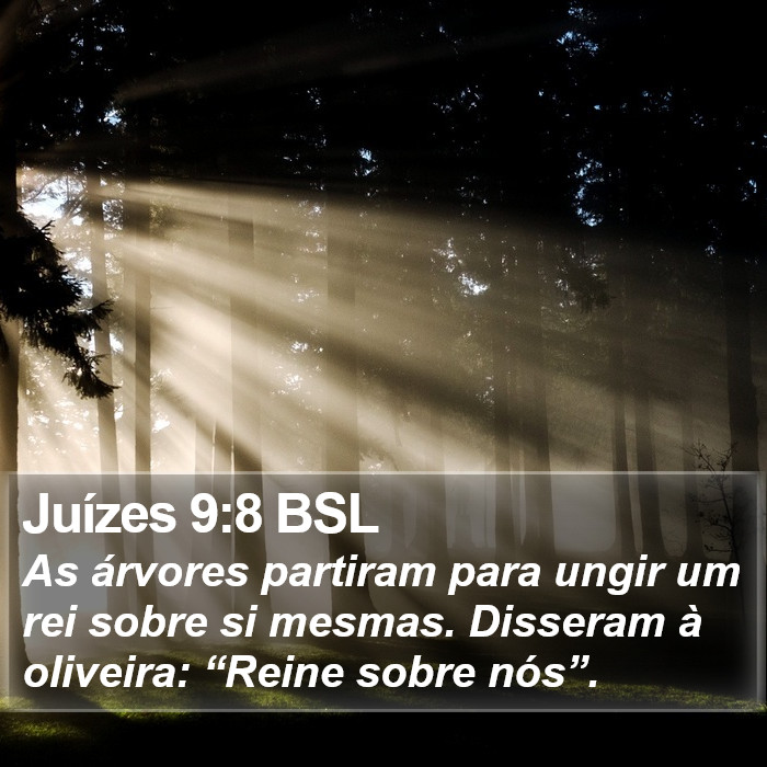 Juízes 9:8 BSL Bible Study