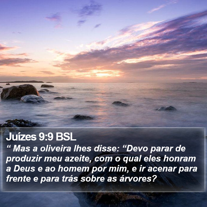 Juízes 9:9 BSL Bible Study