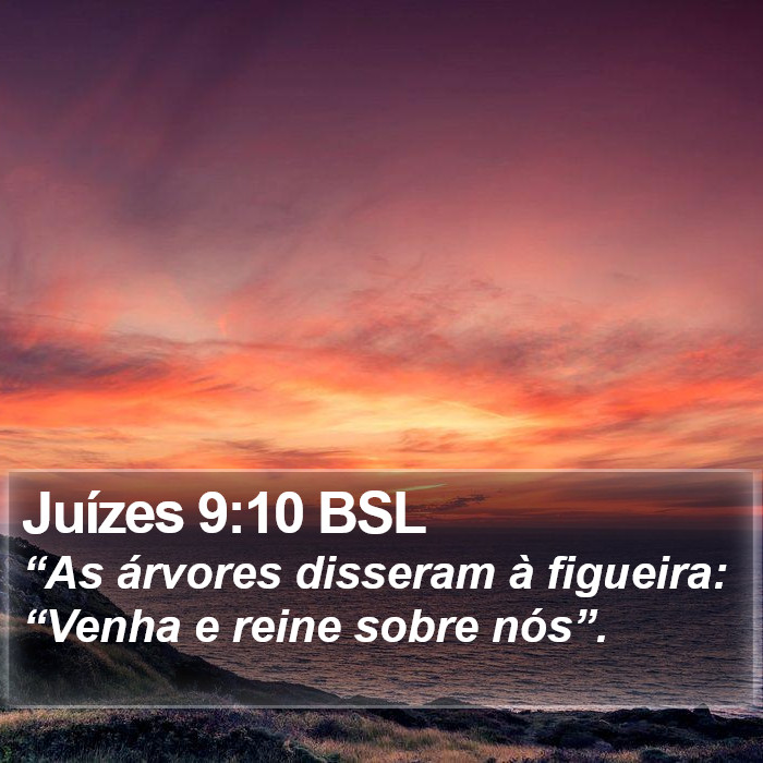 Juízes 9:10 BSL Bible Study