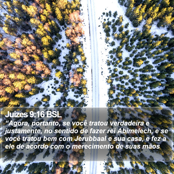 Juízes 9:16 BSL Bible Study