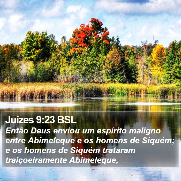 Juízes 9:23 BSL Bible Study