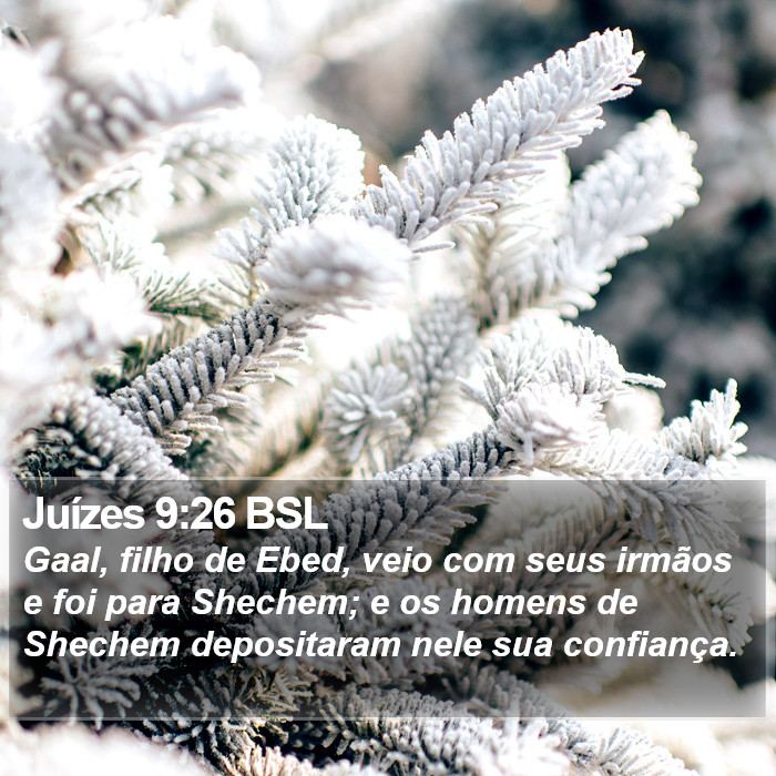 Juízes 9:26 BSL Bible Study