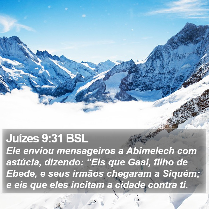 Juízes 9:31 BSL Bible Study