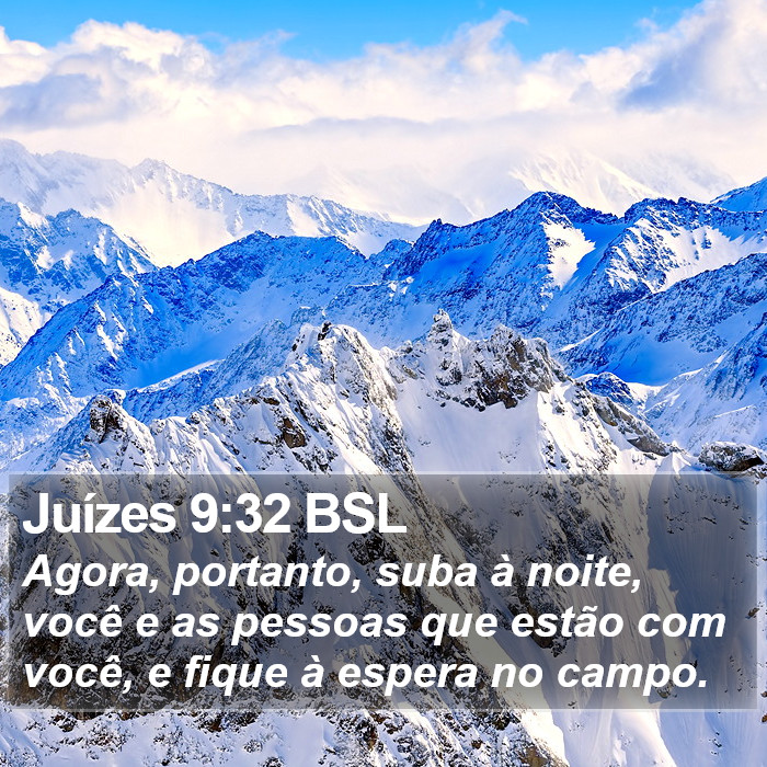 Juízes 9:32 BSL Bible Study