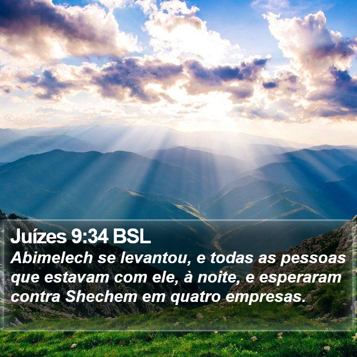 Juízes 9:34 BSL Bible Study