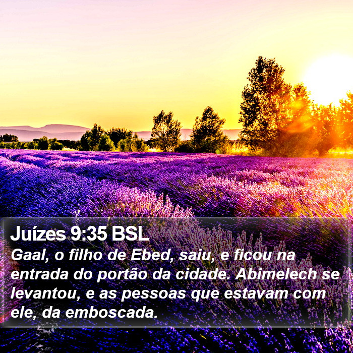 Juízes 9:35 BSL Bible Study