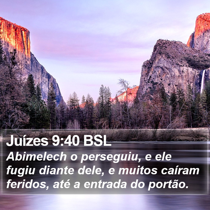 Juízes 9:40 BSL Bible Study