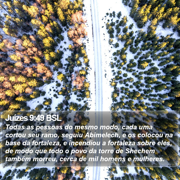 Juízes 9:49 BSL Bible Study