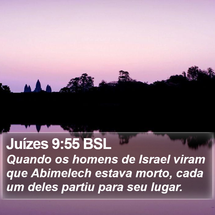 Juízes 9:55 BSL Bible Study