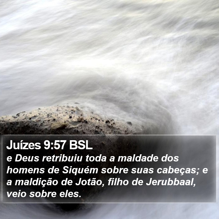 Juízes 9:57 BSL Bible Study