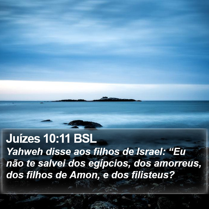 Juízes 10:11 BSL Bible Study